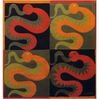 Картина “Четыре змеи” художникафутуриста Фортунато Деперо.