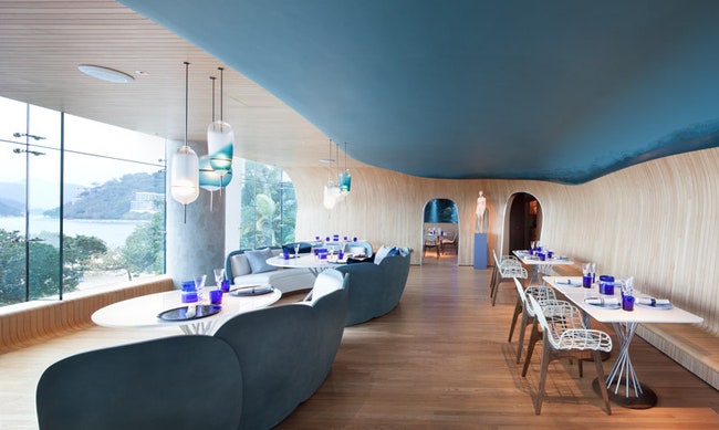 Ресторан Ocean в Гонконге интерьеры нового заведения группы Le Comptoir | Admagazine