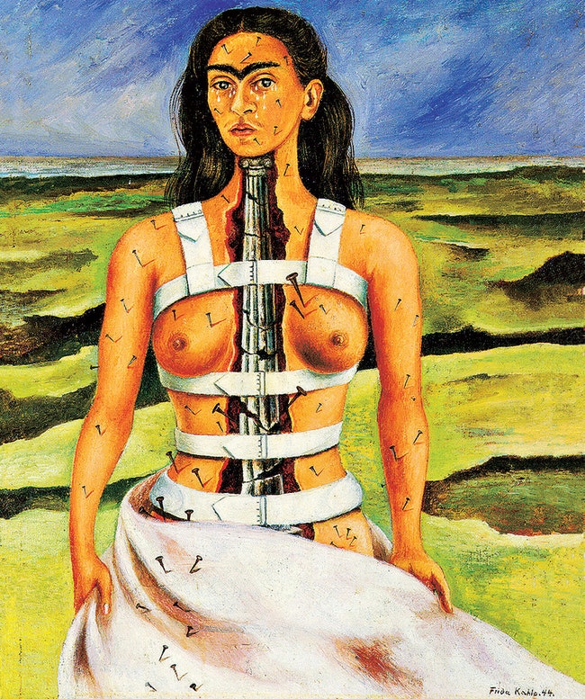 Очередной автопортрет “Сломанная колонна” Фрида Кало написала в 1944 году. Картина признана одним из самых известных...