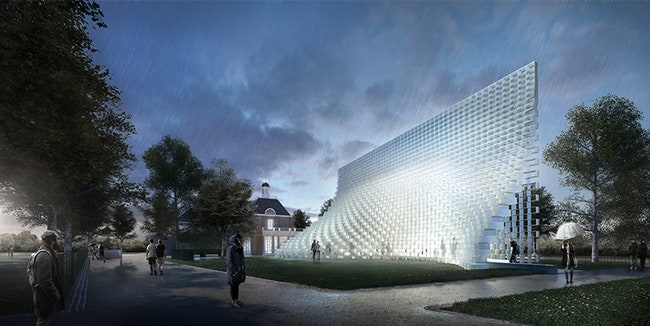 Временный павильон Serpentine проект бюро BIG Architects в Лондоне | Admagazine