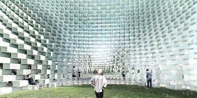 Временный павильон Serpentine проект бюро BIG Architects в Лондоне | Admagazine