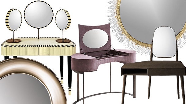 Туалетные столики и зеркала для спальни фото интересных предметов интерьера | Admagazine