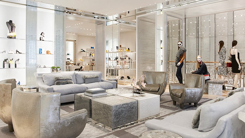 Новый бутик Dior в Лондоне фото нежных интерьеров от Питера Марино | Admagazine