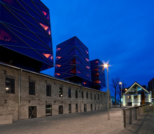 Футуристичные башни в Таллине