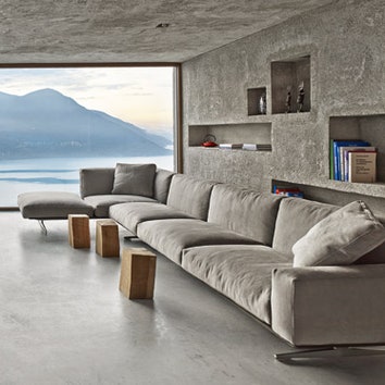 Бетонный дом в Швейцарии, 190 м²