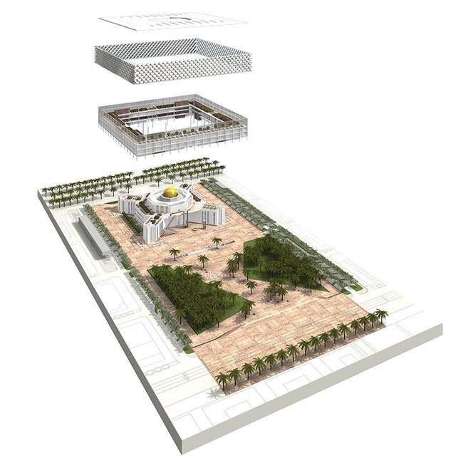 Реконструкция библиотеки «Король Фахд» в Саудовской Аравии в ЭрРияде | Admagazine