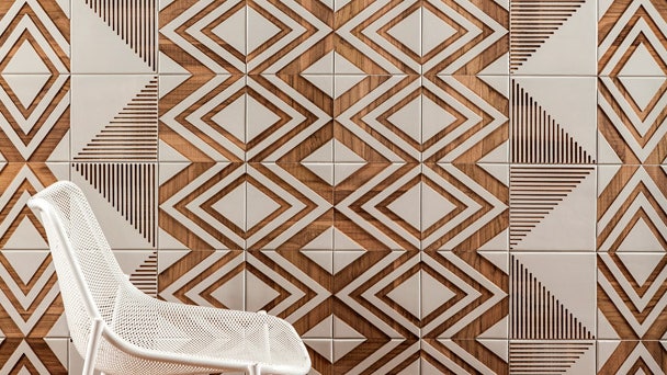 Настенная плитка из дерева Brasiliana от бразильского дизайнера Ренаты Рубим | Admagazine