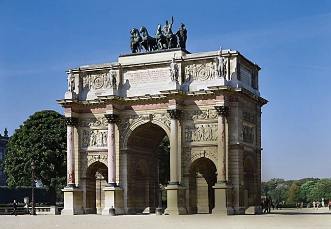 Триумфальная арка Шарль Персье и Пьер Фонтен 18061807 Париж.