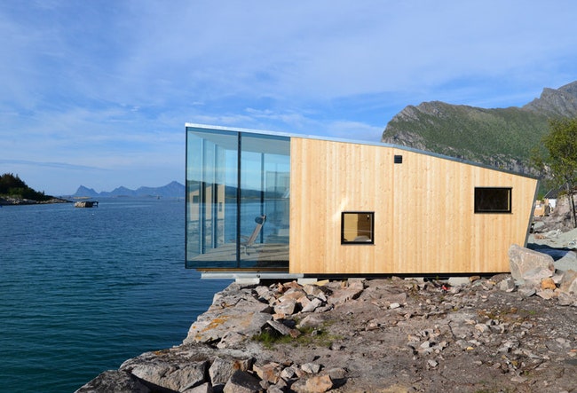 Резортотель в Северной Норвегии на берегу острова Мансхаузен от Stinessen Arkitektur | Admagazine