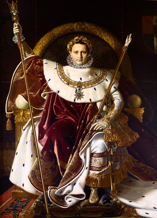Портрет Наполеона I 1806 ЖанОгюстДоминик Энгр