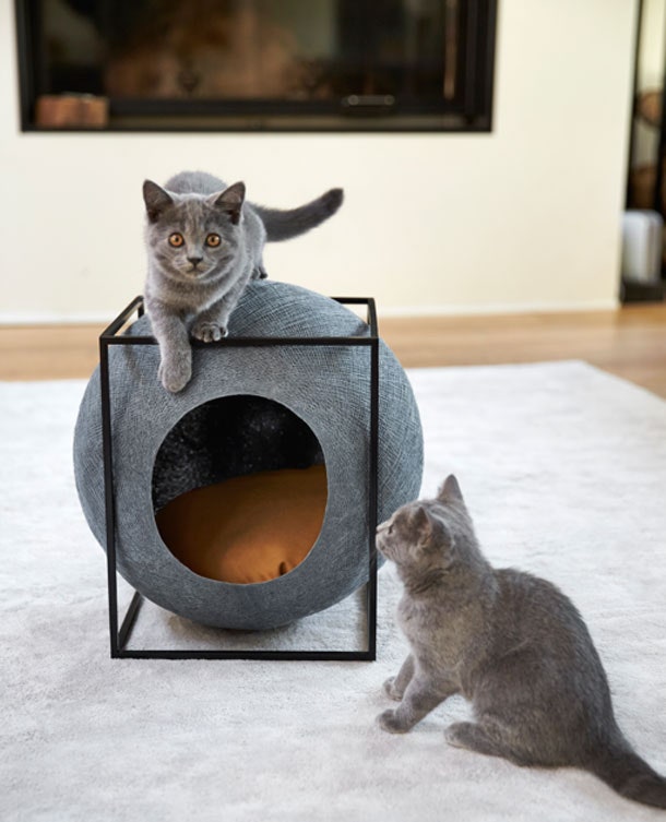 Дизайнерская мебель для животных домики для кошек в современном интерьере