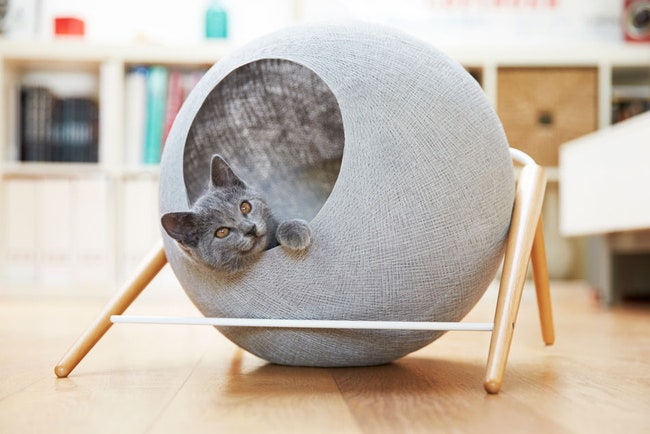 Домик для кошки, который не испортит ваш интерьер | Видео