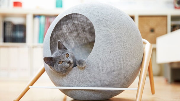 Дизайнерская мебель для животных: домики для кошек в современном интерьере  | AD Magazine