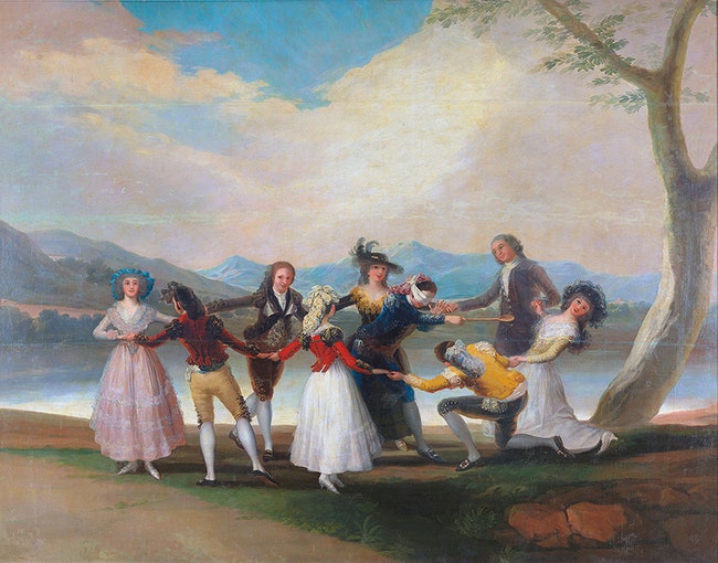 “Игра в жмурки” Франсиско Гойя 1789.