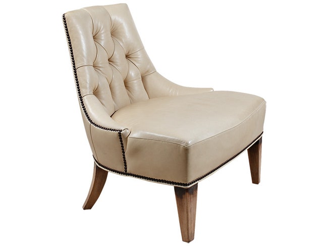 Кресло Salon Lounge коллекция Томаса Физанта клен кожа медь.