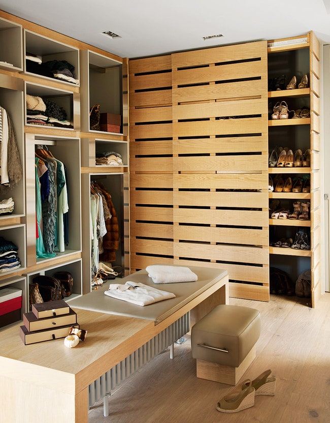 Идеи для хранения вещей стеллажи ниши шкафы гардеробные комнаты | Admagazine