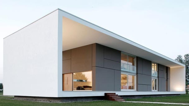 Геометрический дом в Италии