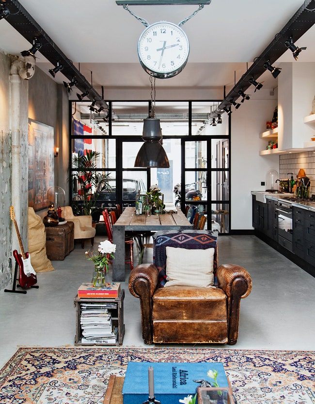 Лофт в Амстердаме дизайнер Джеймс ван дер Вельден. Нажмите на фото чтобы рассмотреть все интерьеры....