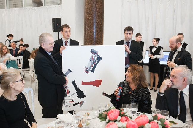 Выставка Захи Хадид в Эрмитаже фото с торжественного ужина по случаю открытия |Admagazine