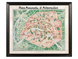 Картина Capital Map Paris дизайнер Тимоти Оултон Halo.