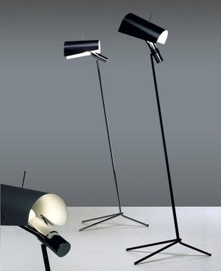 Напольная лампа Claritas дизайнеры Вико Маджистретти и Марио Тедеши 1946.