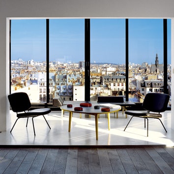 Черно-белая квартира в Париже, 100 м²