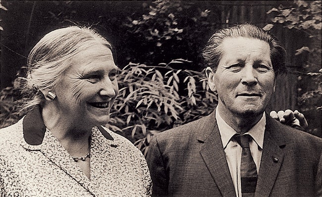 Трюсс Шрёдер и Геррит Ритвельд 1960е годы.