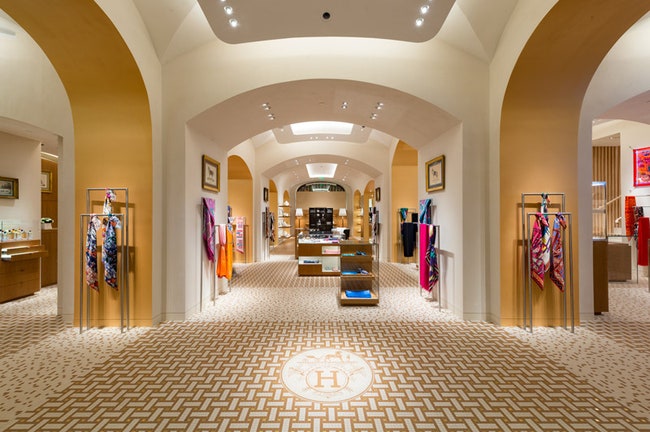 Обновленный бутик Hermès в ГУМе