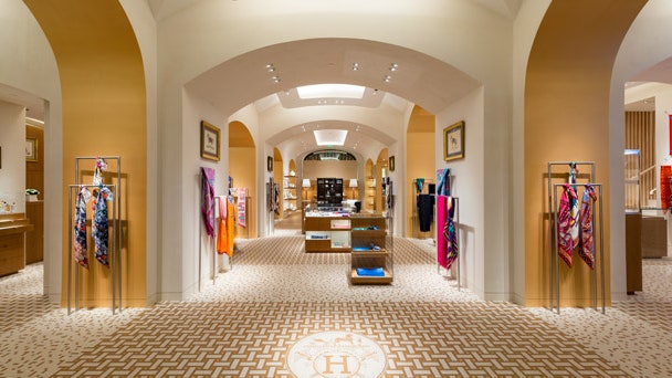 Обновленный бутик Hermès в ГУМе