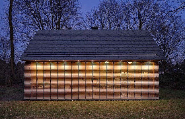 Современный коттедж в деревне близ Утрехта в Нидерландах работа Zecc Architects