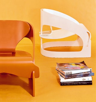 Кресло “4801” дизайнер Джо Коломбо. В 1965 году кресло было сделано из фанеры и ­только в 2012м оно обрело пластиковую...