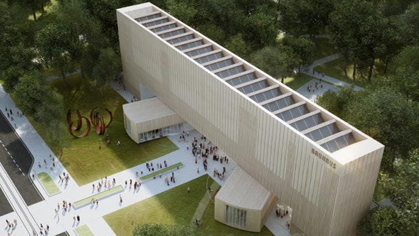 Музей Баухауза в центре Дессау проект трансформирующегося здания | Admagazine