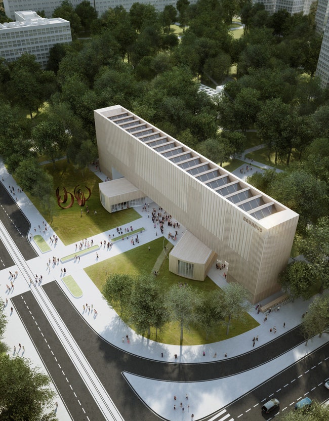 Музей Баухауза в центре Дессау проект трансформирующегося здания | Admagazine