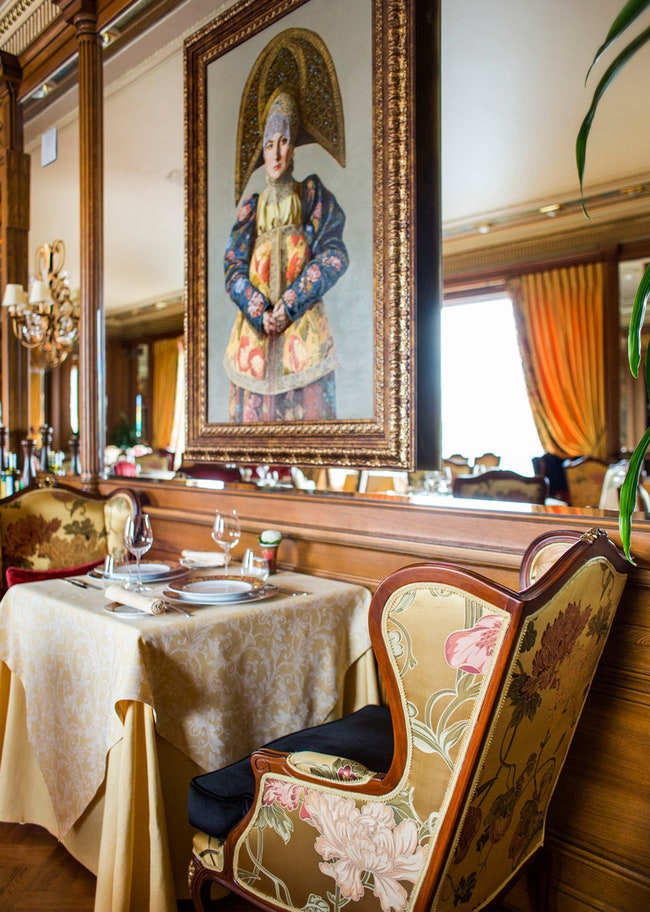Ресторан «Пьяцца Росса» в гостинице «Националь» фото интерьеров | Admagazine