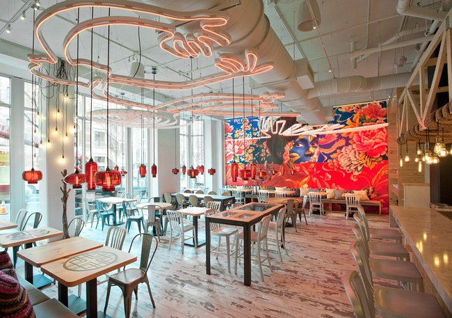 Ресторан China Chilcano Хосе Андреаса в Вашингтоне фото интерьеров