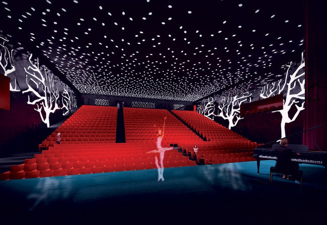 Проект театрального комплекса La Llotja в городе Лерида в Каталонии. Бюро Mecanoo выиграло международный конкурс на...
