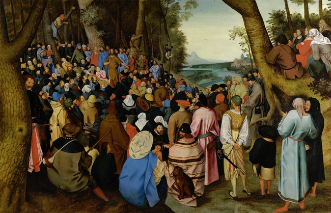 Питер Брейгель Старший “Проповедь Иоанна Крестителя” 1566