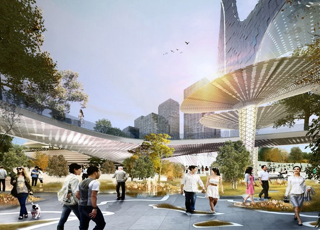 Проект многофункционального комплекса в Гонконге от архитектурной студии UA studio 7 | Admagazine