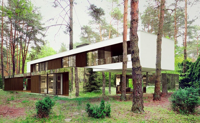 Парящий дом Mirror Magic в лесу близ Варшавы от студии Reform Architekts