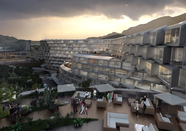 Жилой комплекс в Мексике по проекту Захи Хадид