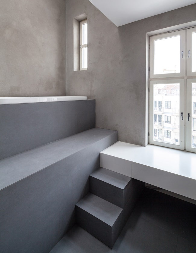Двухуровневые апартаменты в Осло фото интерьеров от бюро Haptic Architects | Admagazine