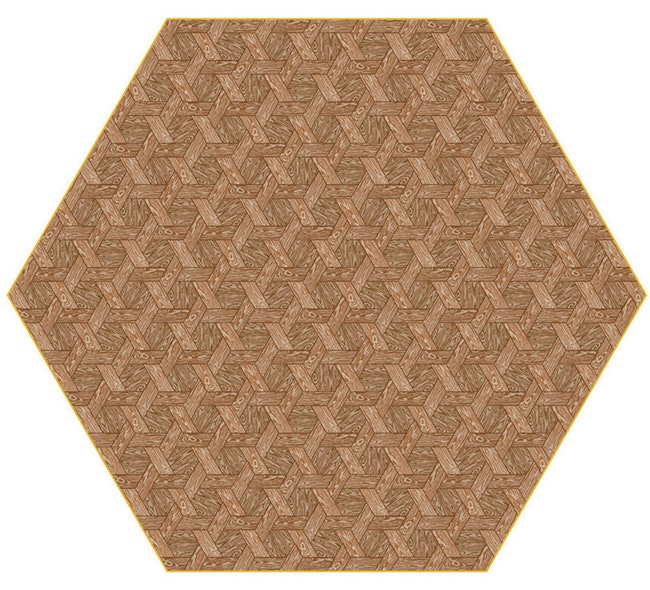 Ковер Hexagon Carpet Brown дизайн Studio Job Moooi Carpets