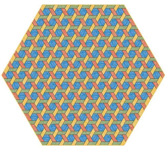 Ковер Hexagon Carpet Multi дизайн Studio Job Moooi Carpets