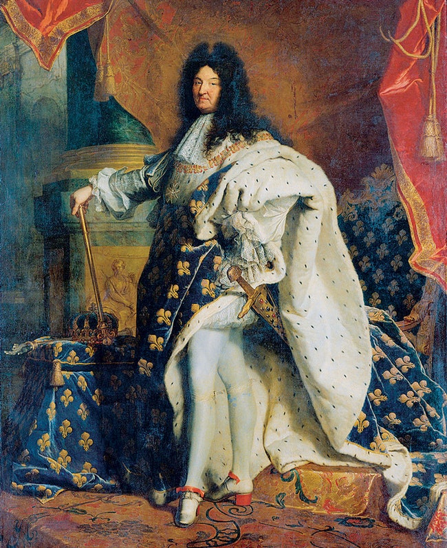 Гиацинт Риго “Парадный портрет Людовика XIV” 1701 Лувр.
