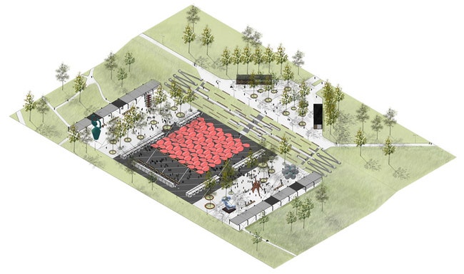 Красный парк в Митино проект от мастерской ландшафтного дизайна Arteza и студии Form | Admagazine