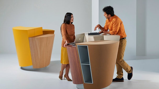 Стоячий рабочий стол StandTable от голландской студии UNStudio | Admagazine