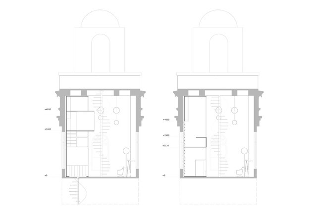 Студия в башне универмага de Bijenkorf в Амстердаме от бюро i29 interior architects | Admagazine