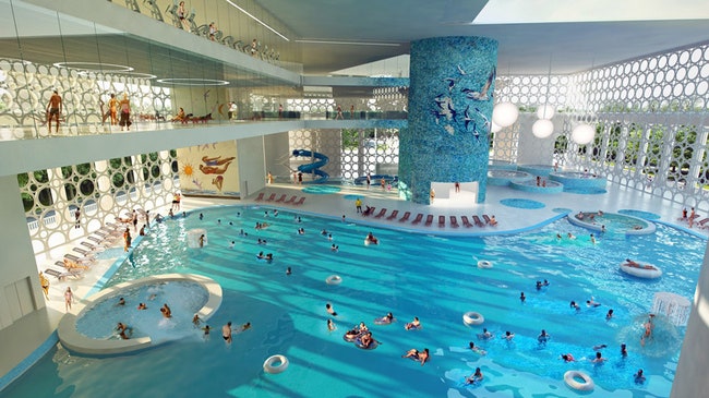 Реконструкция бассейна «Лужники» проект победителя конкурса