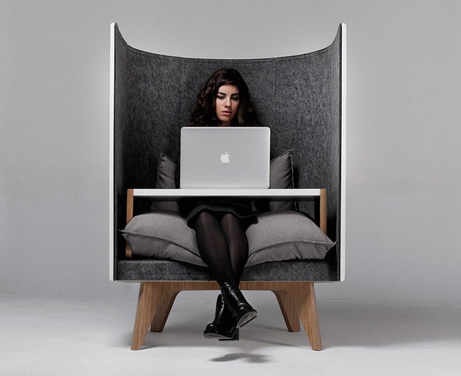Кресло V1 от украинского дизайнбюро ODESD2 мебель для уединения в любой обстановке | Admagazine