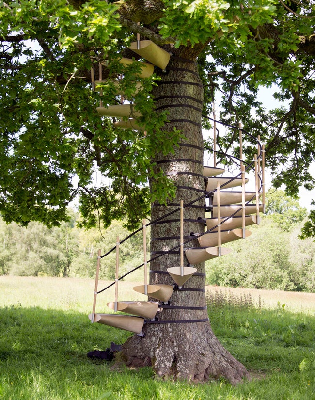 Лестница для лазания по деревьям